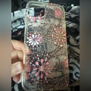 Floral Clear Phone Case for iPhone 12